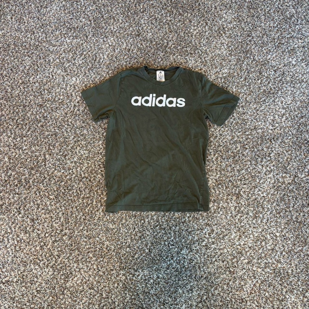 Adidas Men's Olive Short Sleeve Tee